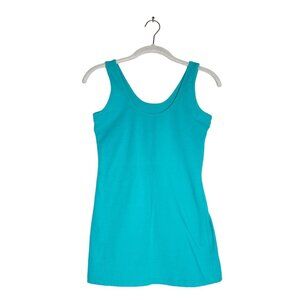 Maurices Women's Scoop Neck Tank Top in Teal Green - Sz S